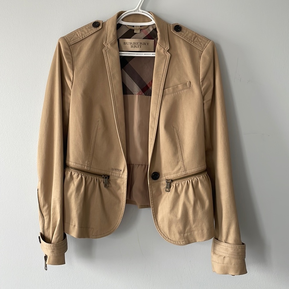 Burberry Tan Blazer